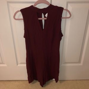Maroon romper from PacSun - NEVER BEEN WORN!